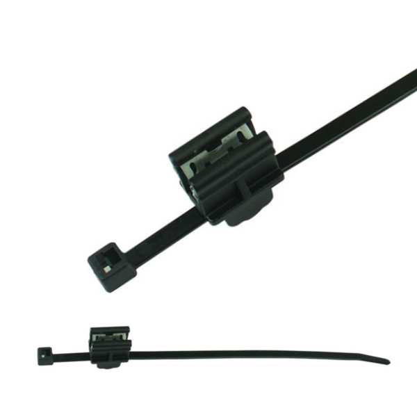 156-00573 2-Pece Fixing Cable Ties with Edge Clip
