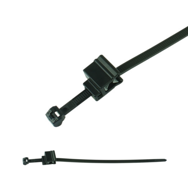 156-00622 Врски за кабли за фиксирање со 2 парчиња со клип за раб