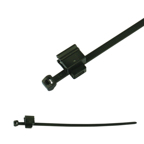 156-00623 Фиксиращи кабелни връзки от 2 части със скоба за ръбове