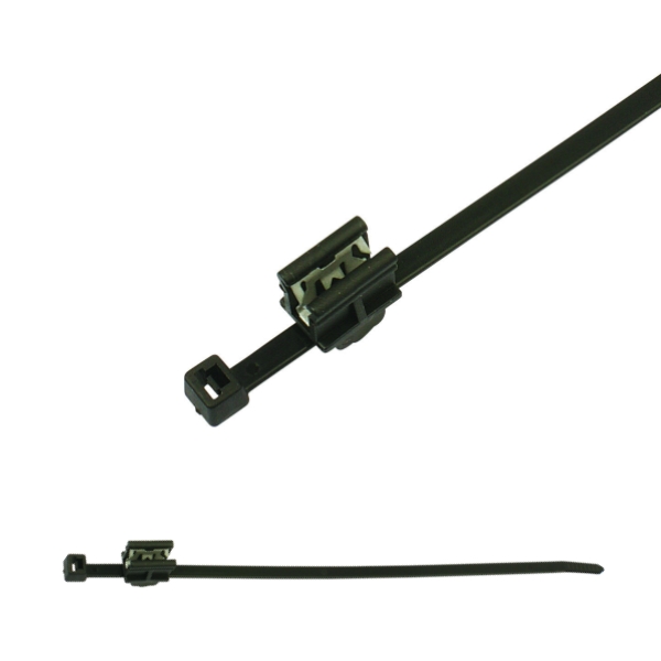 156-00913 Врски за кабли за фиксирање со 2 парчиња со клип за раб